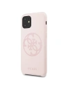 Kup Etui Guess GUHCN61LS4GLP Apple iPhone 11 világos rózsaszín hard case Szilikon 4G Tone On Tone - GUE217PNK - {ean13} - Sklep Home Screen