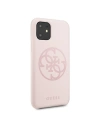 Kup Etui Guess GUHCN61LS4GLP Apple iPhone 11 roz light pink/jasnorozowy hard case Silicon 4G Tone On Tone - GUE217PNK - {ean13} - Sklep Home Screen