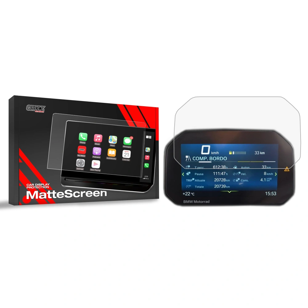 Folia matowa GrizzGlass CarDisplay Protection do BMW C 400 GT 6,5" TFT 2019-2024