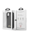 Kup Guess Apple Tasche GUHCN61LSLMGBK iPhone 11 schwarz/schwarz Hartschalenetui Silikon Vintage Gold Logo - GUE218BLK - {ean13} - Sklep Home Screen