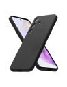 Etui Crong színes borítás Samsung Galaxy A35 5G fekete