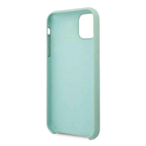 Buy Guess GUHCN61LSLMGG iPhone 11 green hard case Silicone Vintage Gold Logo - GUE219GRN - {ean13} - Home Screen Store Europe