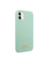 Kup Etui Guess GUHCN61LSLMGG Apple iPhone 11 zelený/green hard case Silicone Vintage Gold Logo - GUE219GRN - {ean13} - Sklep Home Screen