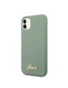 Kup Etui Guess GUHCN61LSLMGKA Apple iPhone 11 khaki tvrdý kryt silikonový Vintage Gold Logo - GUE220KHA - {ean13} - Sklep Home Screen