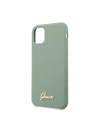 Kup Etui Guess GUHCN61LSLMGKA Apple iPhone 11 khaki tvrdý kryt silikonový Vintage Gold Logo - GUE220KHA - {ean13} - Sklep Home Screen