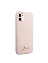 Kup Etui Guess GUHCN61LSLMGLP Apple iPhone 11 roz hard case din silicon vintage cu logo auriu - GUE221PNK - {ean13} - Sklep Home Screen