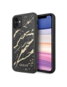Guess GUHCN61MGGBK iPhone 11 black hard case Glitter Marble Glass