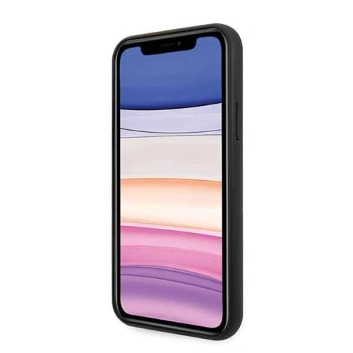Kup Etui Guess GUHCN61MGGBK Apple iPhone 11 černé/black hard case Glitter Marble Glass - GUE223BLK - {ean13} - Sklep Home Screen