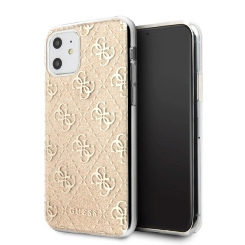 Kup Etui Guess GUHCN61PCU4GLGO Apple iPhone 11 zlatý/gold hard case 4G Glitter - GUE225GLD - {ean13} - Sklep Home Screen