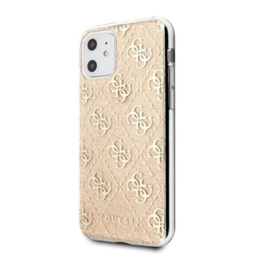 Kup Etui Guess GUHCN61PCU4GLGO Apple iPhone 11 zlatý/gold hard case 4G Glitter - GUE225GLD - {ean13} - Sklep Home Screen