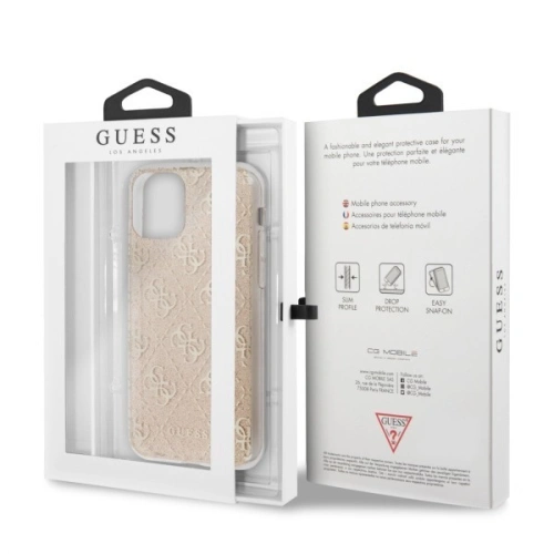 Kup Etui Guess GUHCN61PCU4GLGO Apple iPhone 11 zlatý/gold hard case 4G Glitter - GUE225GLD - {ean13} - Sklep Home Screen