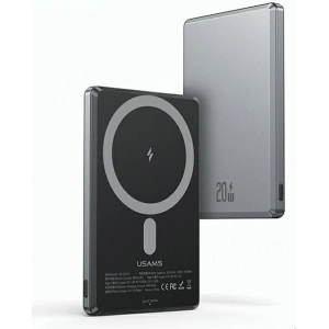 Kup Powerbank bezprzewodowy USAMS US-CD220 5000mAh 20W Fast Charge ciemnoszary/dark grey - USA1088 - {ean13} - Sklep Home Screen
