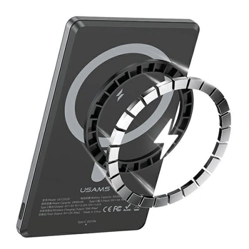 Buy USAMS US-CD220 wireless powerbank 5000mAh 20W Fast Charge dark grey - USA1088 - {ean13} - Home Screen Store Europe