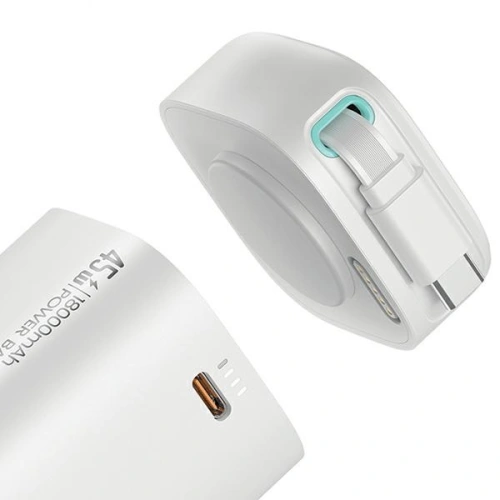 Buy USAMS US-CD216 powerbank 18000mAh PD 45W Fast Charge XMF Series + USB-C cable white - USA1090 - {ean13} - Home Screen Store Europe