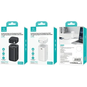 Kup Powerbank USAMS US-CD217 18000mAh PD 45W Fast Charge XMF Series + kabel Lightning biały/white - USA1092 - {ean13} - Sklep Home Screen