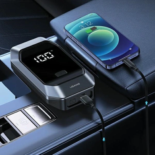 Kup USAMS US-ZB284 indítókészülék autókhoz powerbank funkcióval és zseblámpával, fekete színben. - USA1094 - {ean13} - Sklep Home Screen