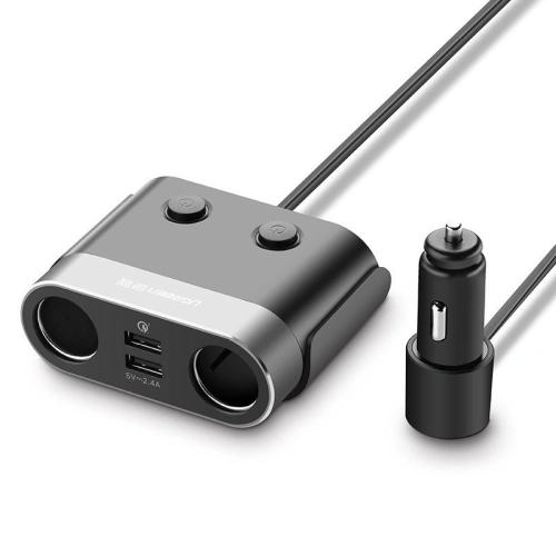 Buy Cigarette Lighter Splitter UGREEN 2xUSB + 2x Socket 120W - UGR190 - {ean13} - Home Screen Store Europe
