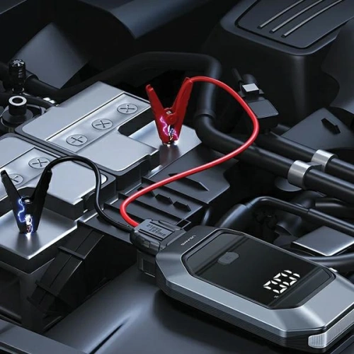 Buy USAMS US-ZB284 car starter device with powerbank and flashlight function black - USA1094 - {ean13} - Home Screen Store Europe
