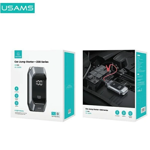 Buy USAMS US-ZB284 car starter device with powerbank and flashlight function black - USA1094 - {ean13} - Home Screen Store Europe