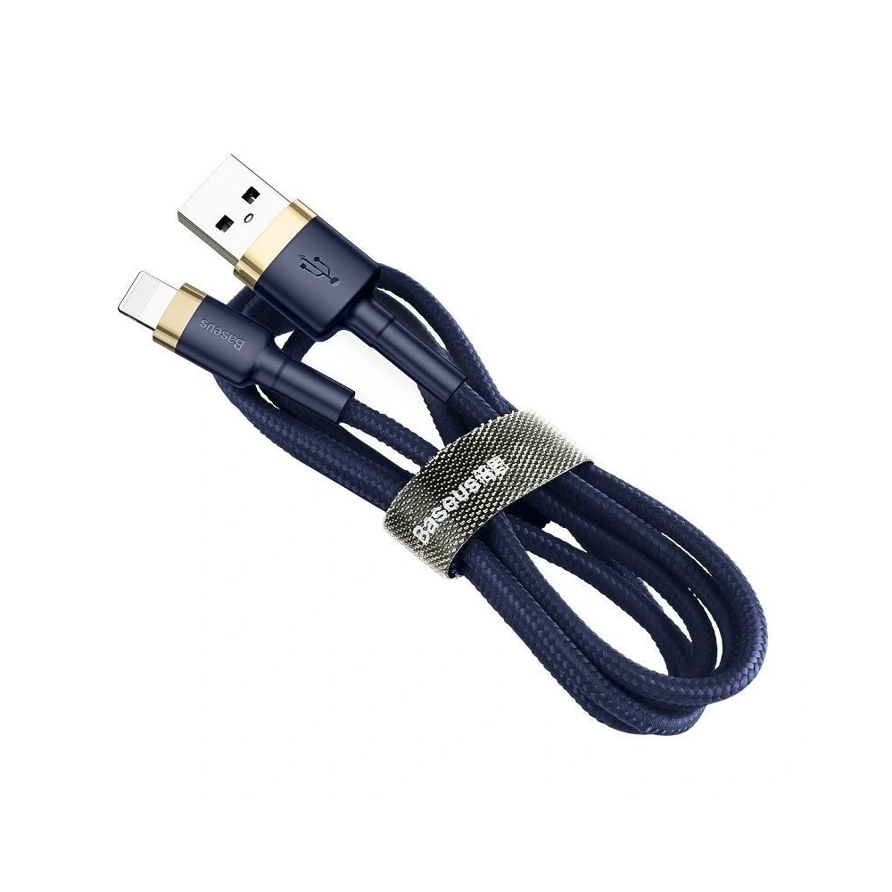 Kabel USB Lightning  Baseus Cafule 1.5A 2m (złoto-granatowy)
