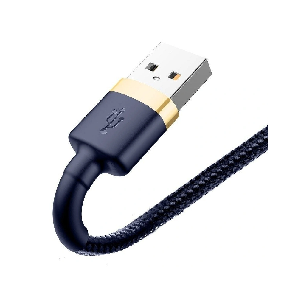 Kabel USB Lightning  Baseus Cafule 1.5A 2m (złoto-granatowy)