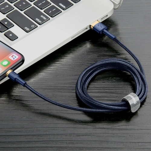 Kup Baseus USB Lightning Kabel Cafule 1.5A 2m (gold und marineblau) - BSU649GLDBLU - {ean13} - Sklep Home Screen