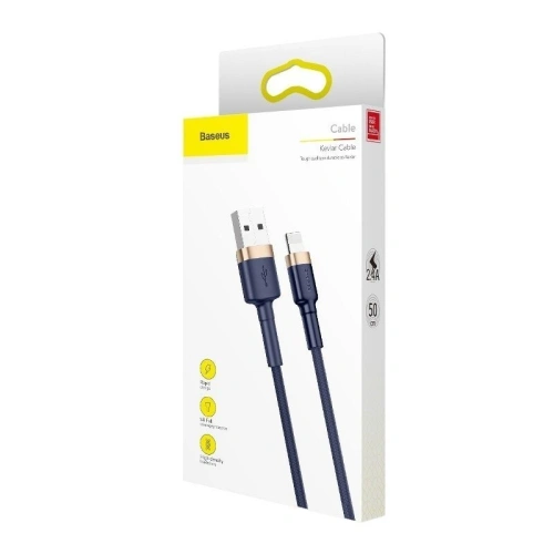 Kup Baseus USB Lightning Kabel Cafule 1.5A 2m (gold und marineblau) - BSU649GLDBLU - {ean13} - Sklep Home Screen