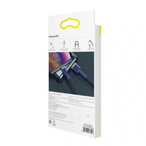Kup Kabel USB Lightning Baseus Cafule 1.5A 2m (złoto-granatowy) - BSU649GLDBLU - {ean13} - Sklep Home Screen