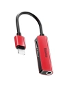 Kup Audio adapter Baseus L52 Lightning Mini Jack 3.5mm és 2x Lightning (piros) - BSU651RED - {ean13} - Sklep Home Screen