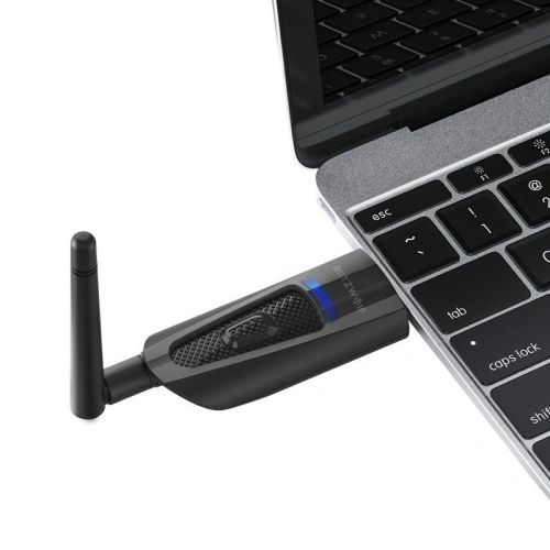 Kup BlitzWolf Bluetooth-Sender 5.0 BW-BR1 Pro, USB + Miniklinke 3,5 mm - BLZ191 - {ean13} - Sklep Home Screen