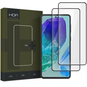 Hofi Glass Pro+ Samsung Galaxy M55 5G Black [2 PACK]