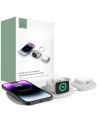 Kabelloses Ladegerät Tech-Protect QI15W-A32 3in1 Magnetisches Magsafe Wireless Charger Grau + USB-C / USB-C Kabel 120cm