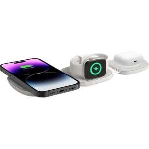 Kup Ładowarka bezprzewodowa Tech-Protect QI15W-A32 3in1 Magnetic Magsafe Wireless Charger Grey + kabel USB-C / USB-C 120cm - THP2773 - {ean13} - Sklep Home Screen