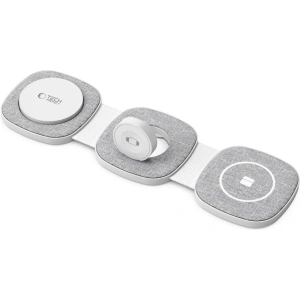 Kup Ładowarka bezprzewodowa Tech-Protect QI15W-A32 3in1 Magnetic Magsafe Wireless Charger Grey + kabel USB-C / USB-C 120cm - THP2773 - {ean13} - Sklep Home Screen