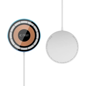 Kup Ładowarka bezprzewodowa Tech-Protect QI15W-A30 Magnetic Magsafe Wireless Charger Silver - THP2774 - {ean13} - Sklep Home Screen