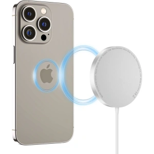 Kup Ładowarka bezprzewodowa Tech-Protect QI15W-A30 Magnetic Magsafe Wireless Charger Silver - THP2774 - {ean13} - Sklep Home Screen