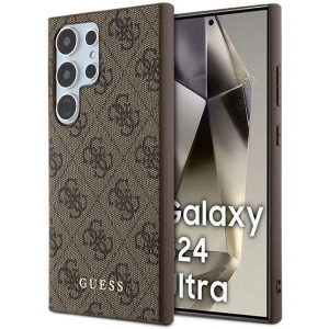 Kup Etui Guess GUHCS24LG4GFBR Samsung Galaxy S24 Ultra hardcase 4G Metal Gold Logo hnědý/brown - GUE3384 - {ean13} - Sklep Home Screen