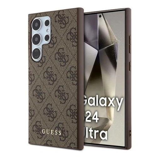Kup Etui Guess GUHCS24LG4GFBR Samsung Galaxy S24 Ultra hardcase 4G Metal Gold Logo maro/brown - GUE3384 - {ean13} - Sklep Home Screen