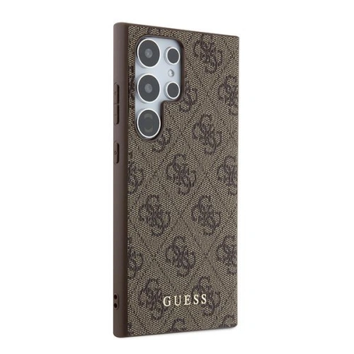 Kup Etui Guess GUHCS24LG4GFBR Samsung Galaxy S24 Ultra hardcase 4G Metal Gold Logo brązowy/brown - GUE3384 - {ean13} - Sklep Home Screen