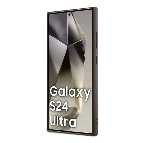 Kup Etui Guess GUHCS24LG4GFBR Samsung Galaxy S24 Ultra hardcase 4G Metal Gold Logo brązowy/brown - GUE3384 - {ean13} - Sklep Home Screen