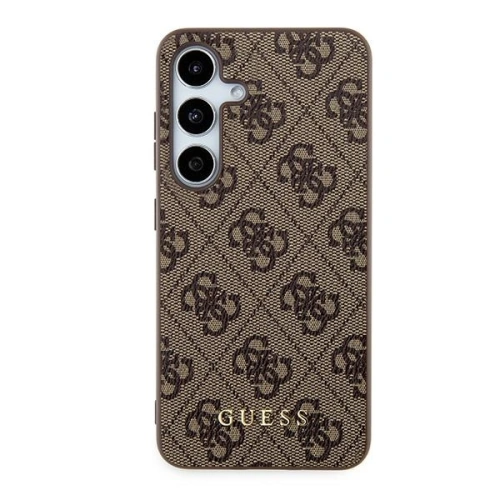 Kup Etui Guess GUHCS24SG4GFBR Samsung Galaxy S24 hardcase 4G Fém Arany Logó barna/brown - GUE3385 - {ean13} - Sklep Home Screen