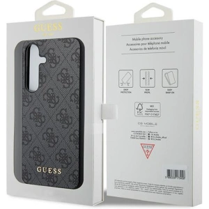 Kup Case Guess GUHCS24SG4GFGR Samsung Galaxy S24 Hardcase 4G Metall Gold Logo schwarz/black - GUE3386 - {ean13} - Sklep Home Screen