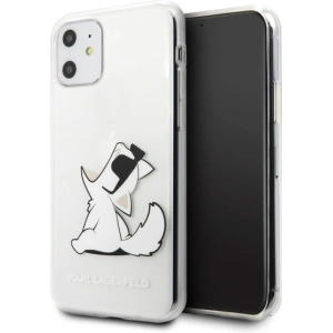 Karl Lagerfeld KLHCN61CFNRC iPhone 11 tvrdý obal transparentní Choupette Fun