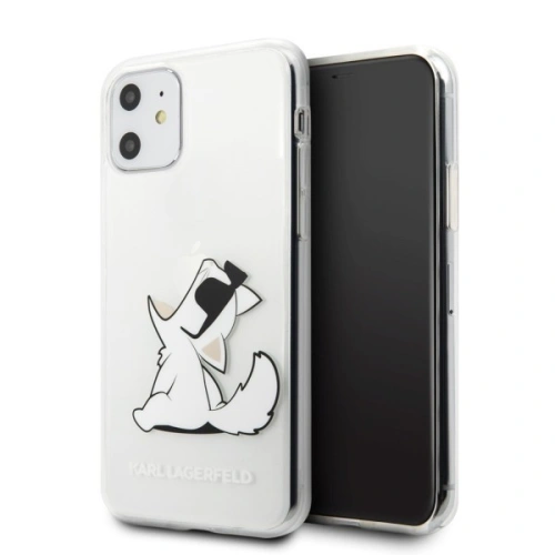 Kup Karl Lagerfeld KLHCN61CFNRC iPhone 11 Hartschalenetui transparent Choupette Fun - KLD137CL - {ean13} - Sklep Home Screen