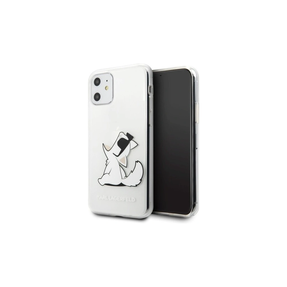 Karl Lagerfeld KLHCN61CFNRC iPhone 11 hardcase transparent Choupette Fun