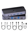Kup KVM-Switch UGREEN CM664, 3xUSB-A, 2xUSB-B, 2xUSB-C, 3xHDMI, Micro USB schwarz - UGR1824 - {ean13} - Sklep Home Screen