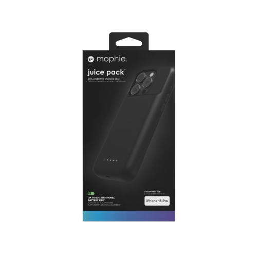 Buy Mophie Juice Pack case with powerbank Apple iPhone 15 Pro 2400mAh - MPH68 - {ean13} - Home Screen Store Europe
