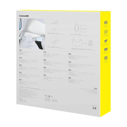 Buy Baseus T-Space single layer car sun protection for Tesla Model 3 white - BSU4877 - {ean13} - Home Screen Store Europe