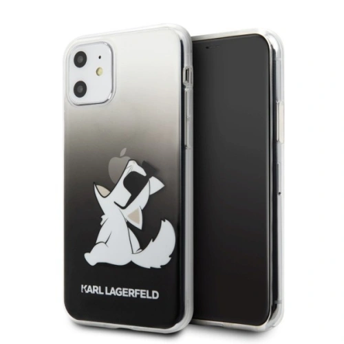 Kup Karl Lagerfeld KLHCN61CFNRCBK iPhone 11 Hartschalenetui schwarz/schwarz Choupette Fun - KLD138BLK - {ean13} - Sklep Home Screen