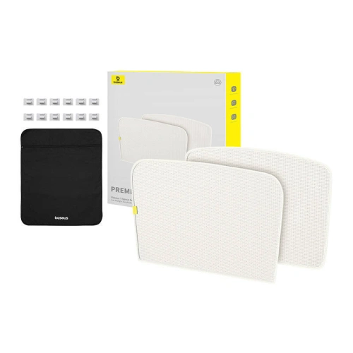 Buy Baseus T-Space dual layer car sun protection for Tesla Model 3 white - BSU4878 - {ean13} - Home Screen Store Europe